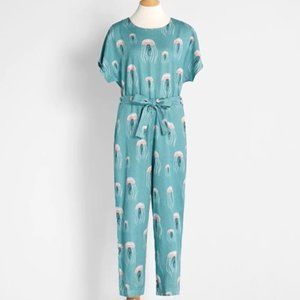 ModCloth Pepaloves Angelic Jellyfish Jumpsuit Large with pockets
